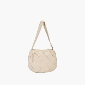 Tote Bag LIKE DREAMS Soft Woven Vegan Leather - Ivory NWT